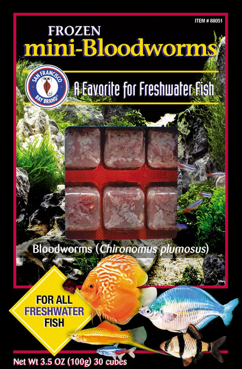 San Francisco Bay Frozen Bloodworms Mini 3.5oz