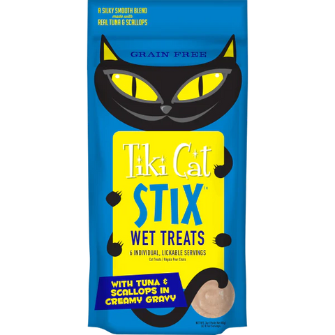 Tiki Cat Stix Tuna & Scallops Mousse  6 pack