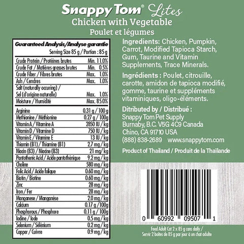 Snappy Tom Lites - Chicken & Vegetables 85g