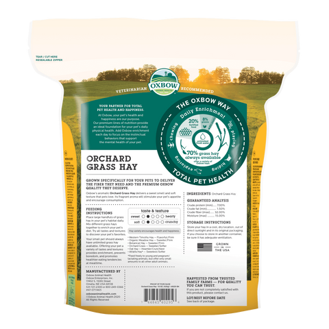 OXBOW Orchard Grass - 40oz