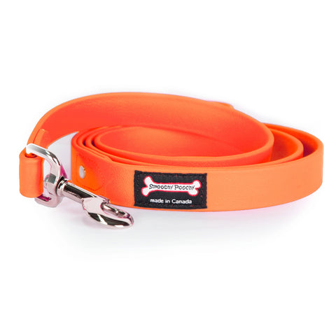 Smoochy Poochy Waterproof Leash | Orange