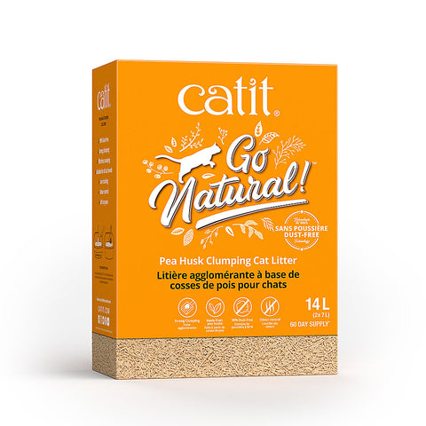 Catit Go Natural Pea Husk Litter | 14L