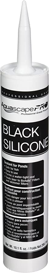 AquaScape Black Aquarium Silicone 10.1 fl. oz