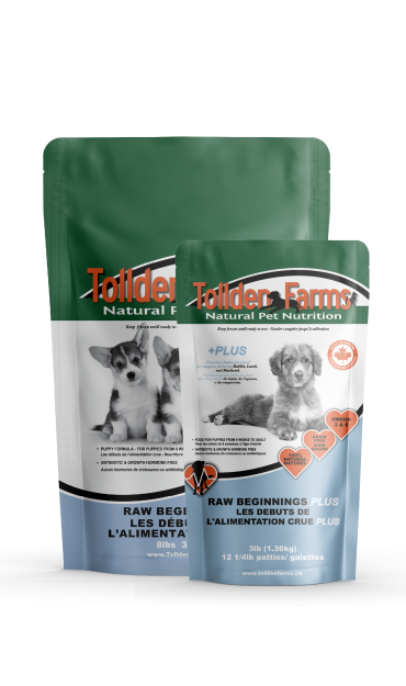 Tollden Farms Raw Beginnings Food for Puppies