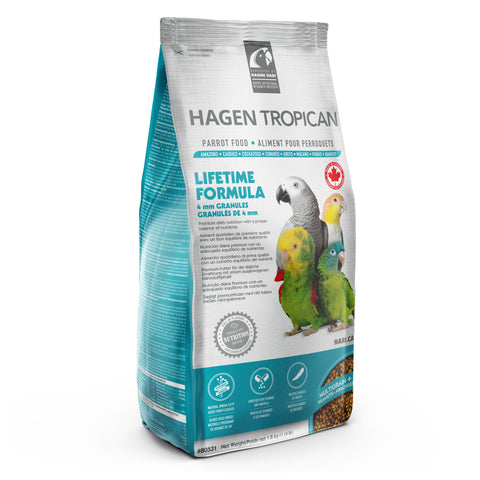 Hagen Tropican Parrot Lifetime Formula 4mm | 4lb