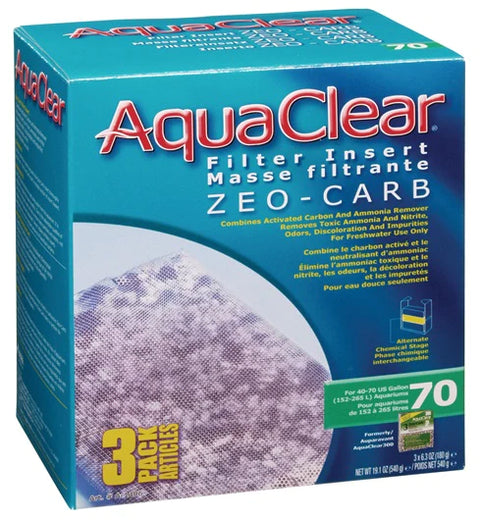 AquaClear Filter Insert - Zeo-Carb (3-Pack)