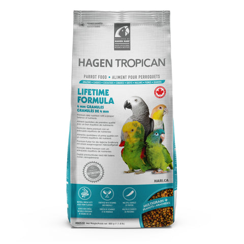Hagen Tropican Parrot Lifetime Formula 4mm | 1.8lb