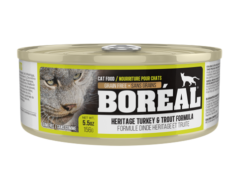 Boréal Heritage Turkey & Trout Can for Cats - 156g
