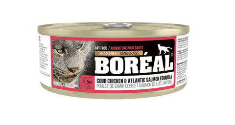 Boréal Cobb Chicken & Atlantic Salmon Can for Cats - 156g