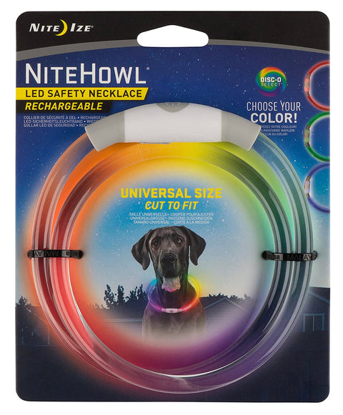 Nite Ize Rechargeable LED NiteHowl Safety Necklace | Disc-O