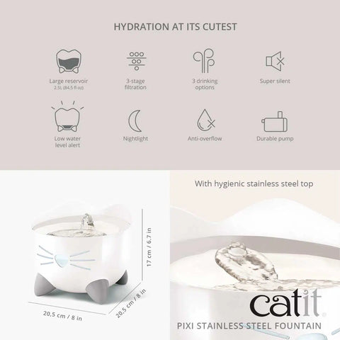 Catit Pixi Fountain | Assorted Colours