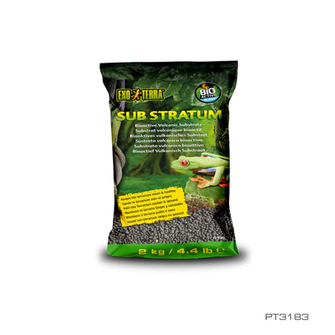 Exo Terra Sub Stratum - Bioactive Volcanic Substrate - 2kg (4.4lb)