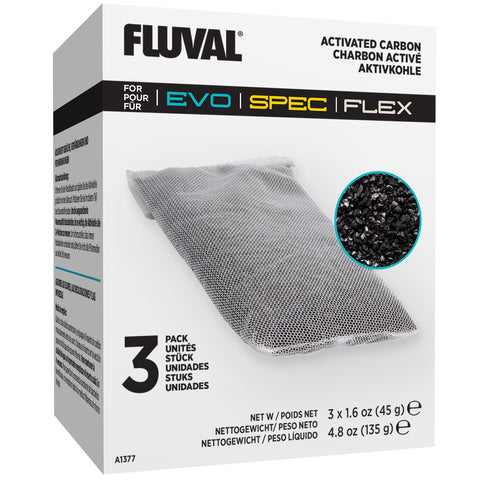 Fluval Evo/Spec/Flex Carbon Replacement (3-Pack)