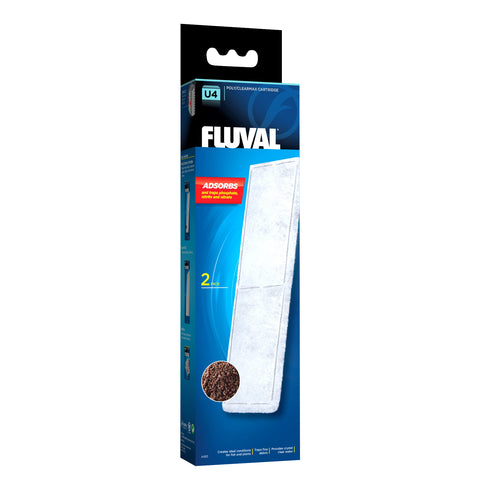 Fluval U-Series Poly-Max Filter Cartridge (2-Pack)