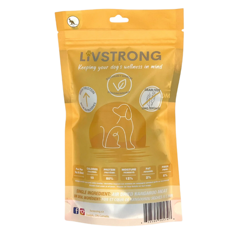 Livstrong Kangaroo Prime Meat Bites - 100g