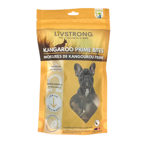 Livstrong Kangaroo Prime Meat Bites - 100g