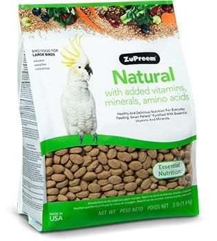 ZuPreem Large Parrot Natural 3lb