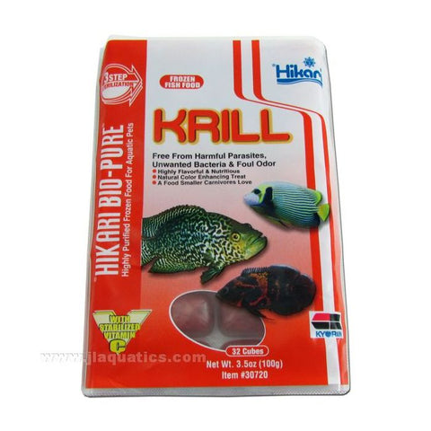 Hikari Frozen Krill Cubes - 3.5oz