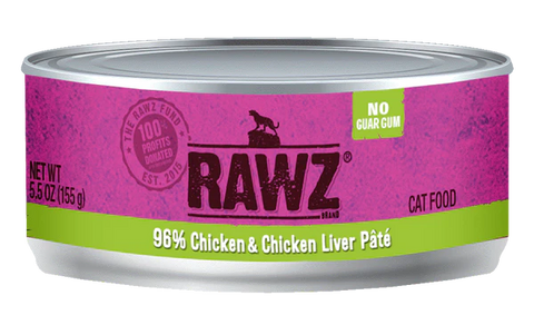 RAWZ 96% Chicken & Chicken Liver Pate 5.5oz