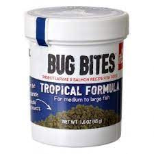 Fluval Bug Bites Tropical Fish Formula - Medium to Large - 1.4-2 mm pellets - 100g