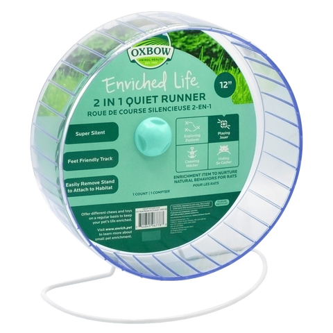 OXBOW Enriched Life - 2 in 1 Quiet Runner Wheel